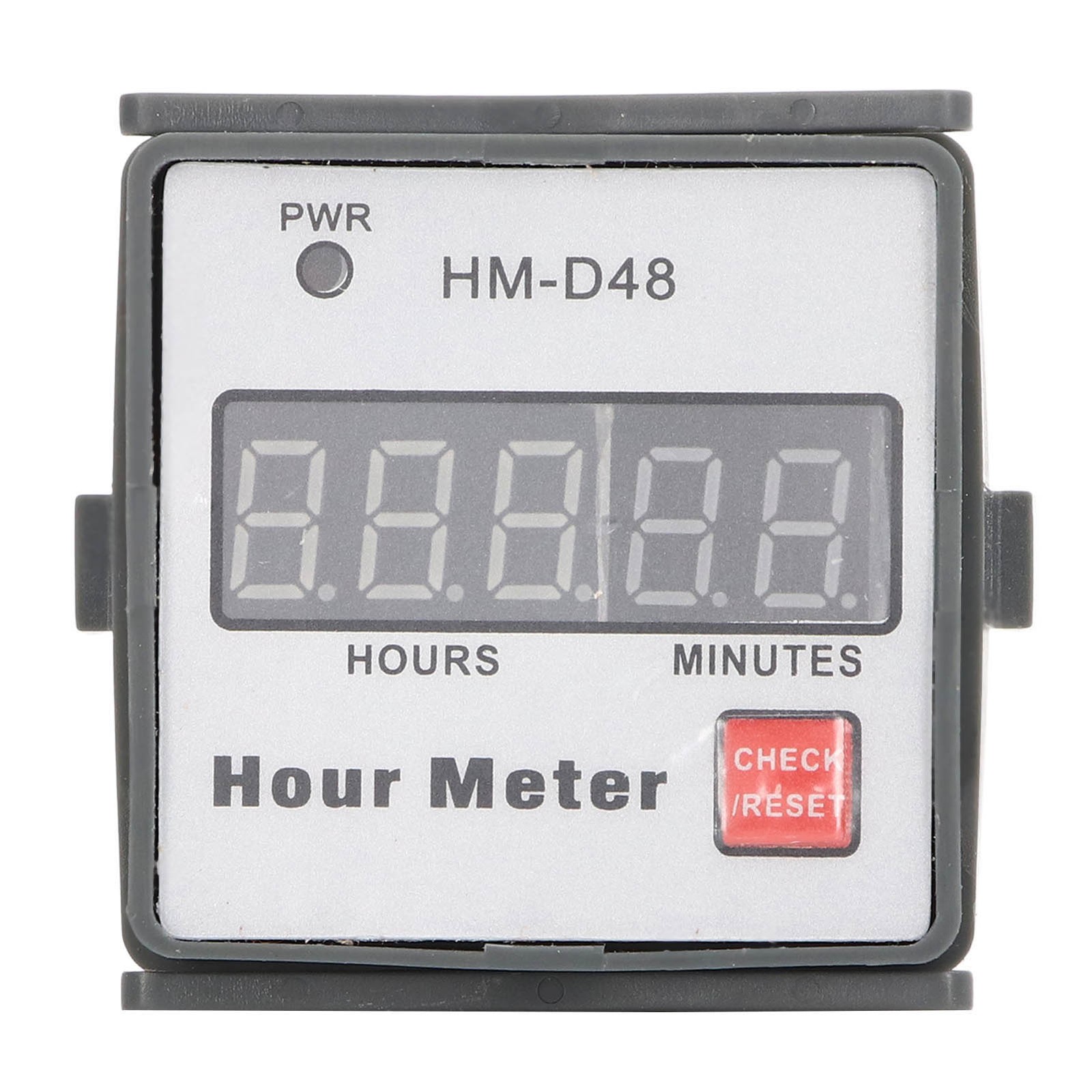 Hour Meter Digital Display Timer Gauge 0‑999.99 Hours Timing Tool AC 220‑240V♪