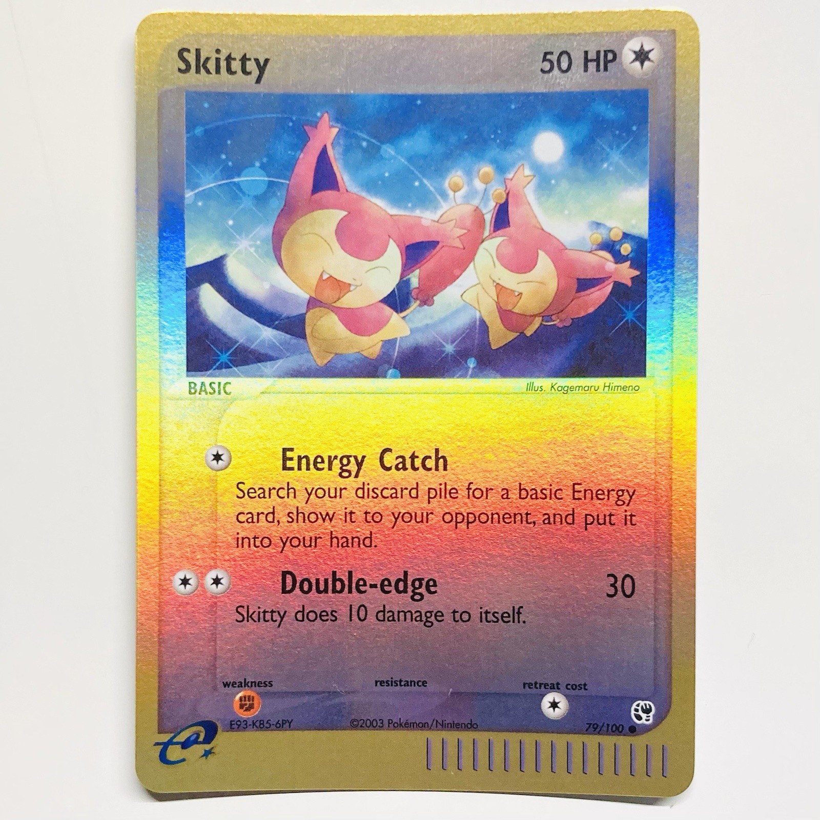 Skitty 79/100 Sandstorm Reverse Holo Mint