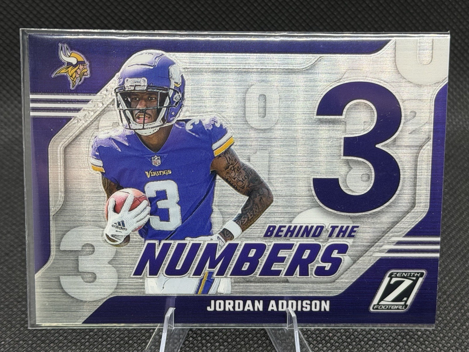 2023 Panini Zenith - Behind The Numbers #14 Jordan Addison (RC)