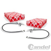 2X febi bilstein Handbremsseile Passend FüR Ford Focus Links+Rechts