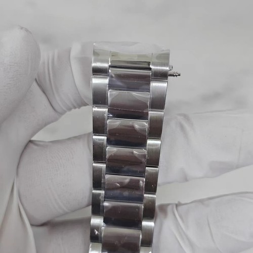 19mm Silver Steel Bracelet Fits for Omega Seamaster Railmaster 38mm ​235.Series