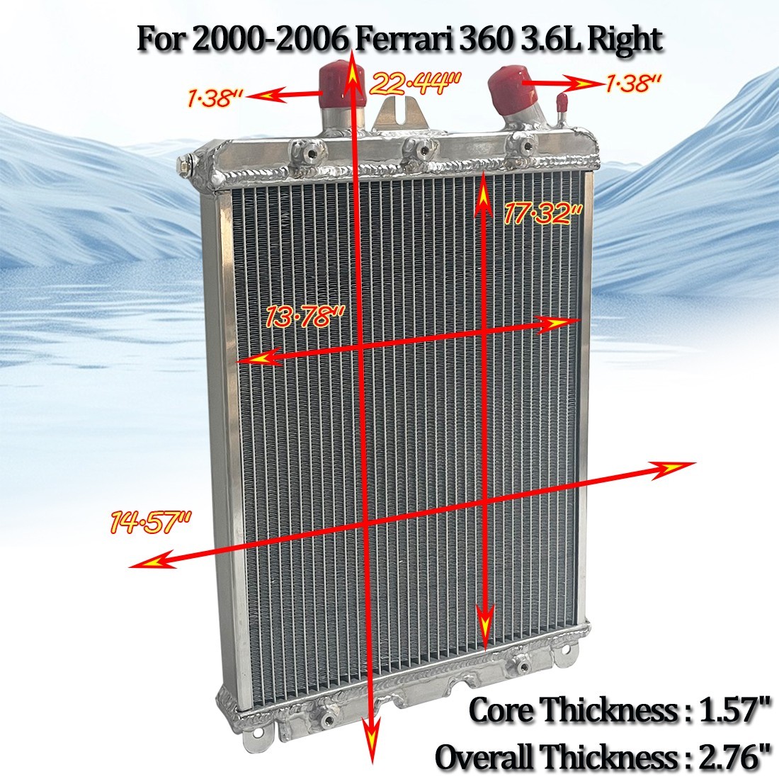 Ferrari 360 2000-2006 Right Radiator