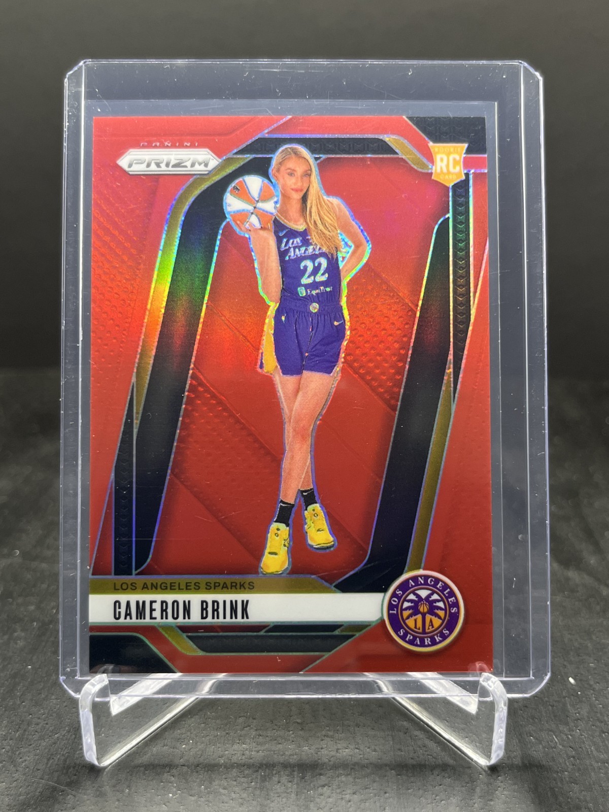 2024 Panini Prizm WNBA Basketball Cameron Brink RC Rookie Red 254/299 #143