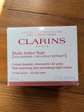 CLARINS Multi Active Nuit Skin Renewing Line Smoothing Night Cream 1.7oz/50mL