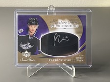 2007-08 Upper Deck Sweet Shot Patrick O'Sullivan Signature Shots Puck Signings