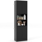 190CM Tall Kitchen Pantry Cabinet Freestanding Cupboard Storage Buffet Sideboard