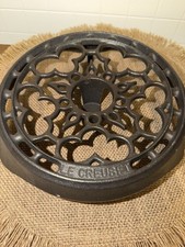Le Creuset Enameled Cast Iron Deluxe Round Trivet, with Candle Warmer.