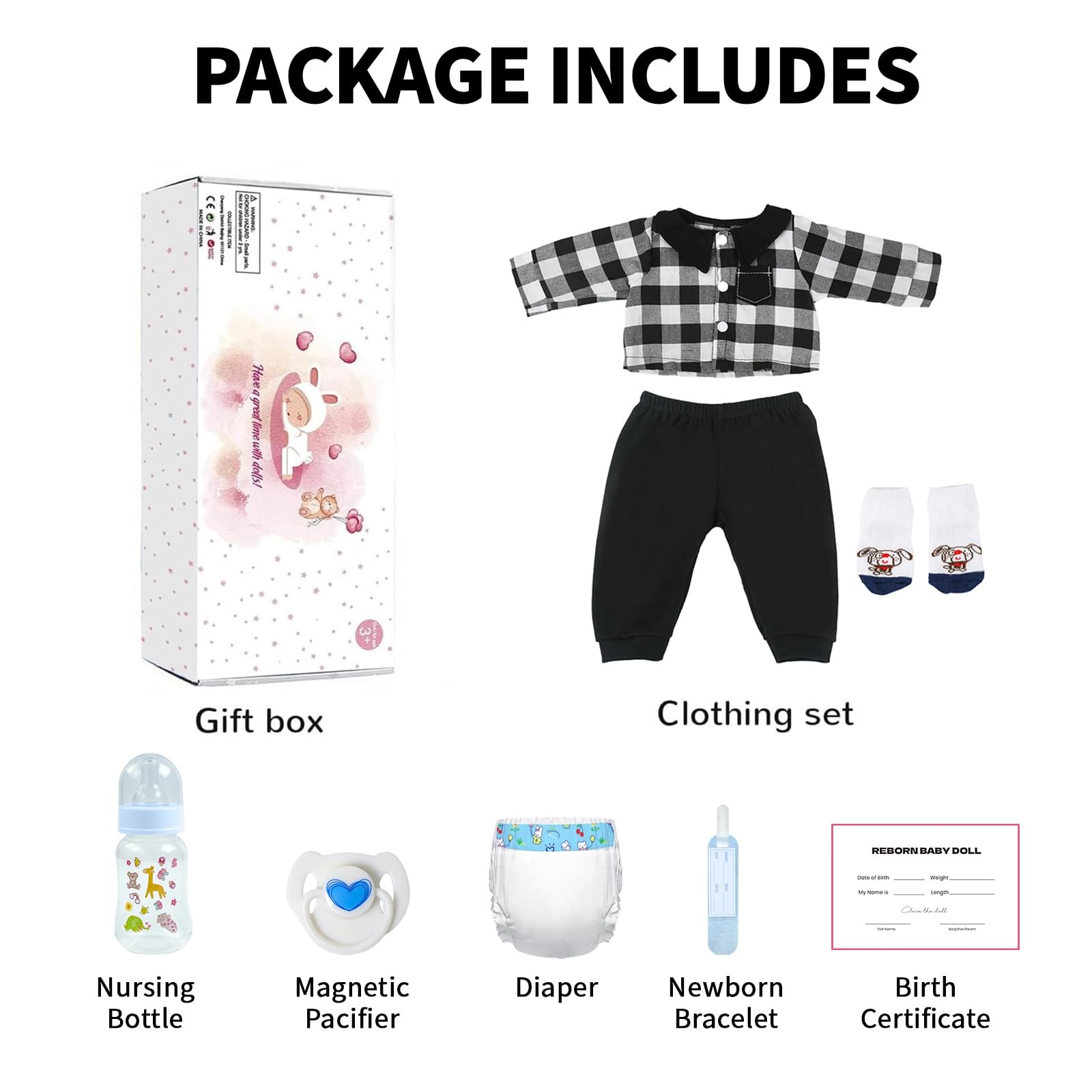 Pinky Reborn Baby Doll Full Body Silicone Doll Girl20 Inch Realistic Doll Baby