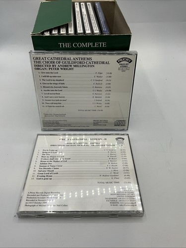 The Complete Great Cathedral Anthems Priory 12 CD set PRBOXCD 200 (2N) - Picture 20 of 24
