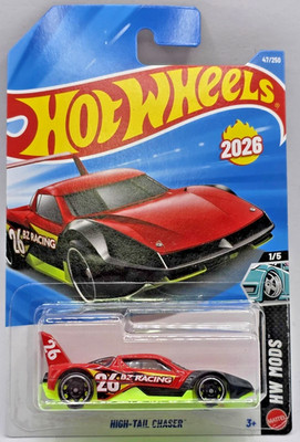 2026 HOT WHEELS HIGH-TAIL CHASER  1/5 RED 47/250 HW MODS 