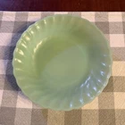 Fire-King Jadeite Swirl Green Glass Bowl No. 30 Round 8 in Vintage