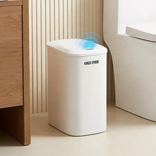 Motion Sensor Trash Can 2.6 Gallon Automatic Bathroom Garbage Can with Lid,To...