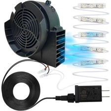 Replacement 1A Blower for Halloween Inflatables, 1.25A Adapter for Christmas ...