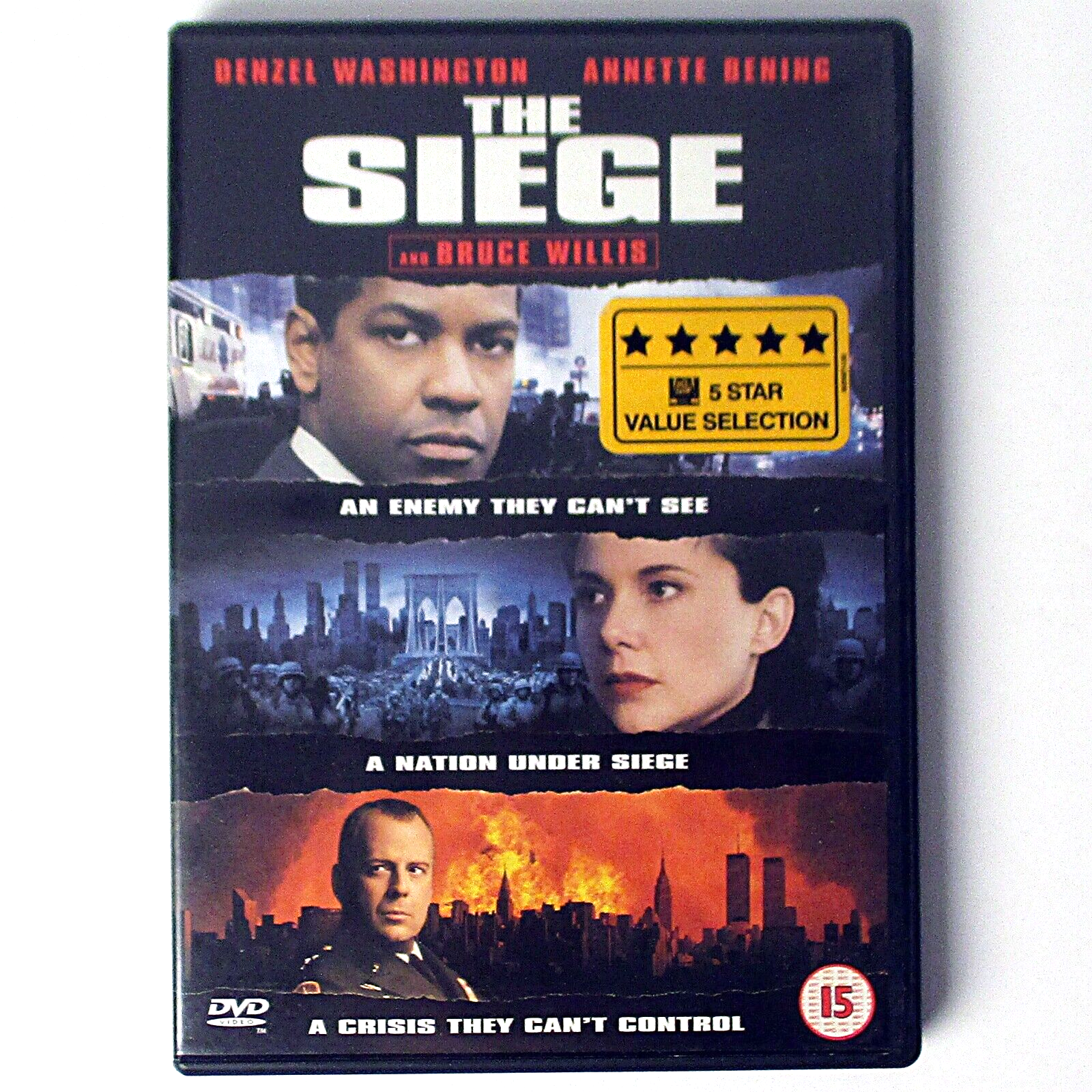 The Siege (DVD, 2004 20th Century Fox) Denzel Washington Annette Bening