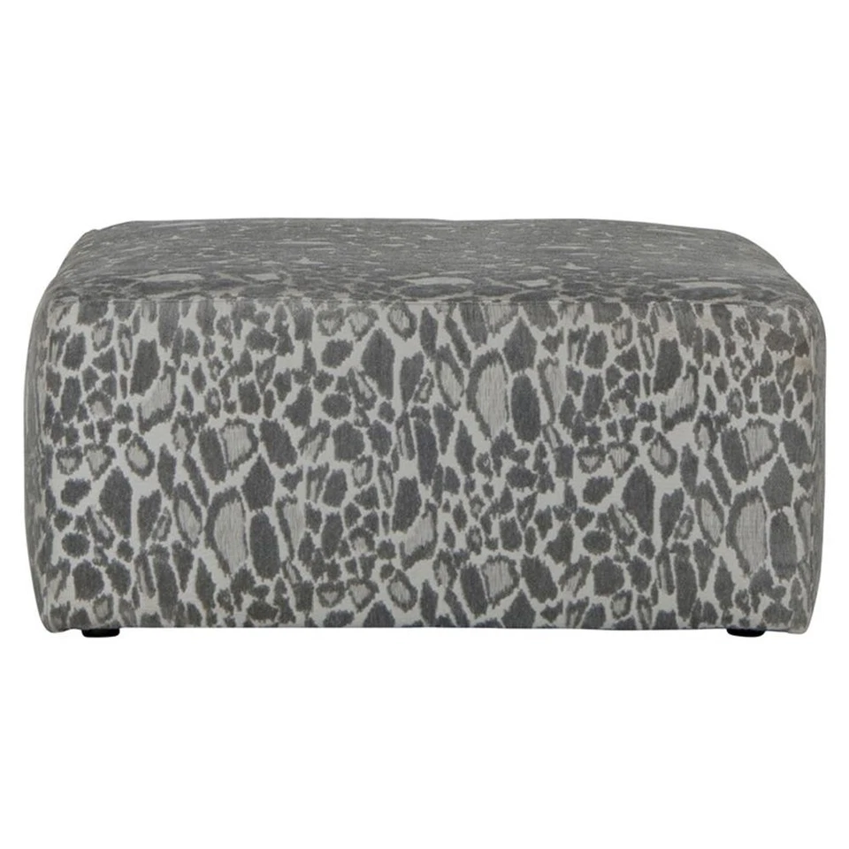 Catnapper Jefferson Accent Cocktail Ottoman in Gray Polyester Fabric - Image 3 of 4