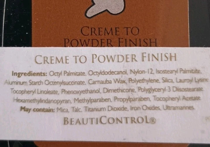 BeautiControl Creme To Powder Finish Foundation CL Nutmeg (P5)-NOS, Sealed - Image 3 of 4