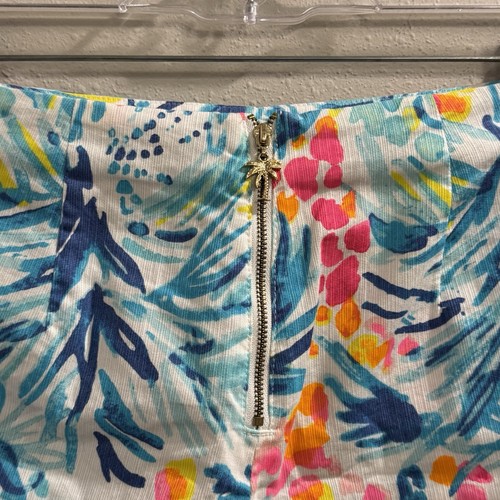 Top Lilly Pulitzer Talla 4 Azul Sereno Tippy Marii Skort Ropa de Resort Preppy Informal - Imagen 7 de 7