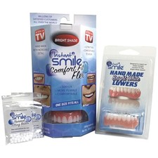 Instant Smile Upper  Lower Teeth Set