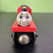 Thomas & Friends Wooden Railway Train Mike Arlesdale Tender Vintage 90s Red