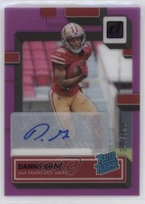 2022 Panini Clearly Donruss Rated Rookie Purple 24/175 Danny Gray #83 Auto 4g8