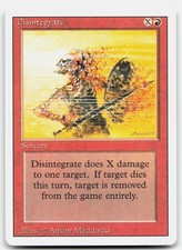 MTG Disintegrate C Revised Edition  MP
