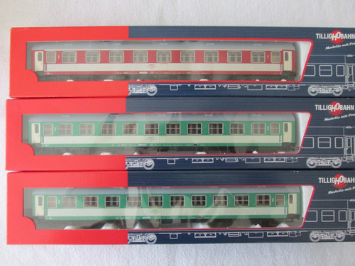 Tillig PKP Reisezugset Regio, 3 teilig ( 2x74732/74729 ) , in OVP, Zubehör anbei | Zustand: Neu