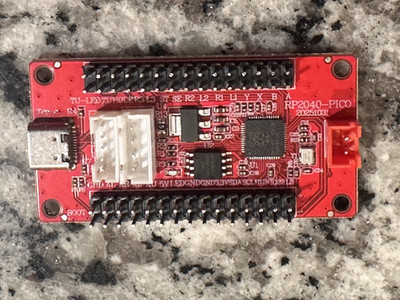 Arcade Pico Rp2040 PCB Board Zero Delay Arcade Joystick UsbC Switch PS4 PS3 PC
