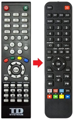 Fernbedienung geeignet für PROLINE L2440HD