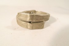 Alter Reif Fulani Peulh Nomaden Wei&szlig;metall IH34 Vintage Tribal nomad Bracelet A6