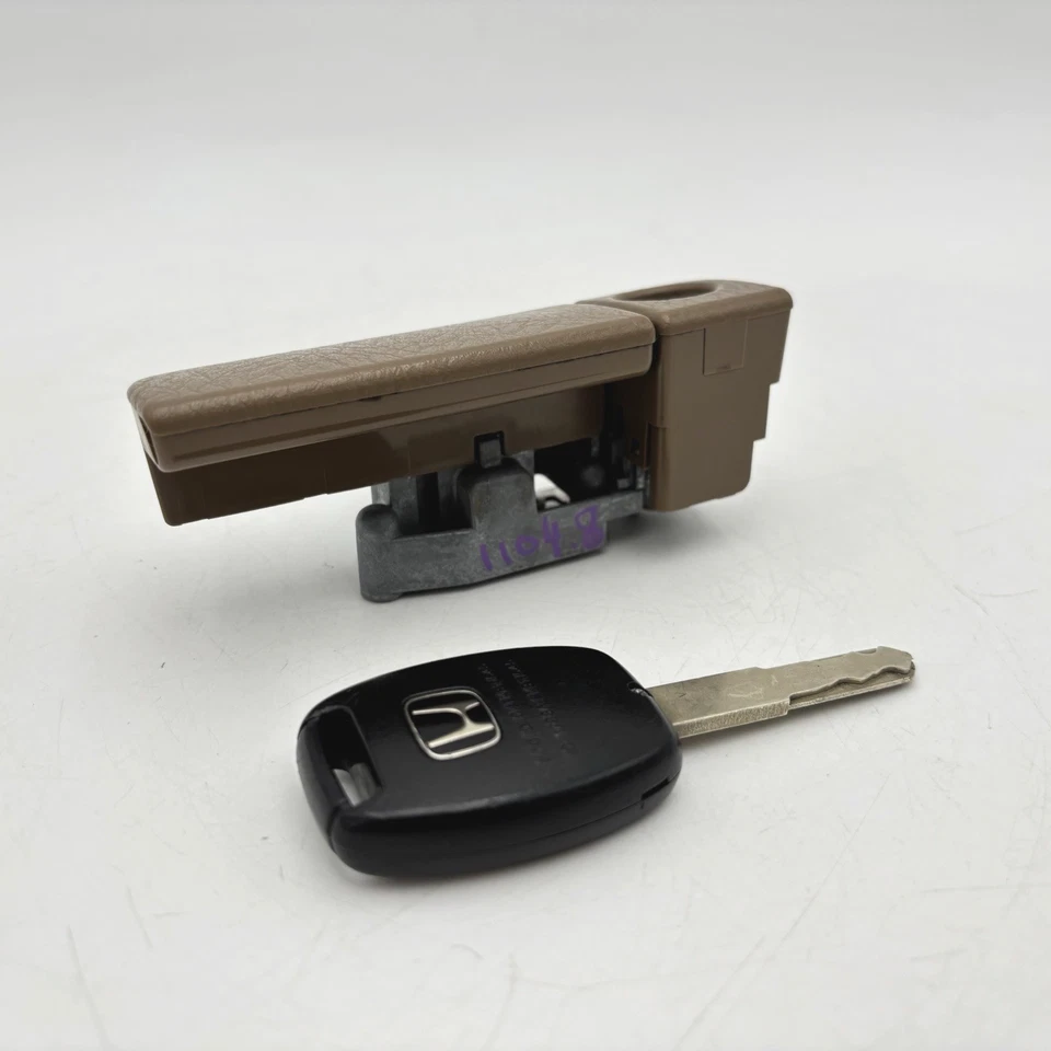 Honda Odyssey 1999-2004 Guantera Cierre Llave Marrón Tostado Fabricante de Equipo Original Foto 3 de 4