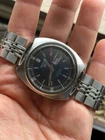 New ListingVtg Seiko Automatic 6119-6023 Black Dial Sports Diver Baby Pogue - RUNNING