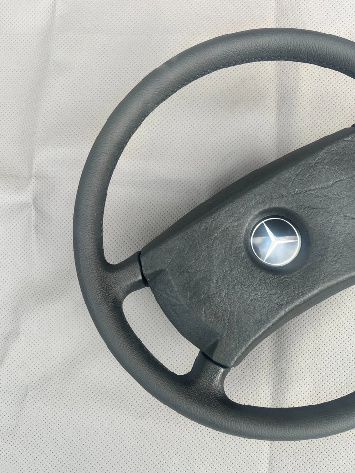 Lederlenkrad Lenkrad W124 W123 W126 W129 W460 NEU LEDERBEZUG Neu Beziehen - Bild 3 von 4