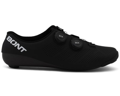 Bont Riot Road Shoes (Black) (Wide Width)