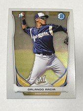 2014 Bowman Baseball Chrome Prospects - Orlando Arcia - Milwaukee Brewers