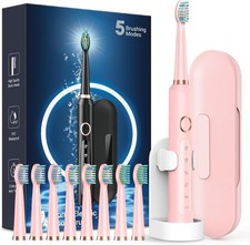 M5 Sonic Electric Toothbrush Powerful, Whiter Smiles for All Ages