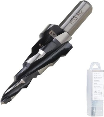 1/4 to 3/4 Inch Step Drill Bit, M2 High Speed Steel Drill bits fo...