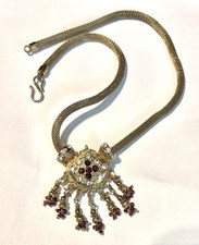 traditional Indian choker-style necklace.