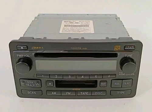 TOYOTA Tundra Sequoia JBL Radio Stereo 6 Disc Changer CD Player Cassette A56839
