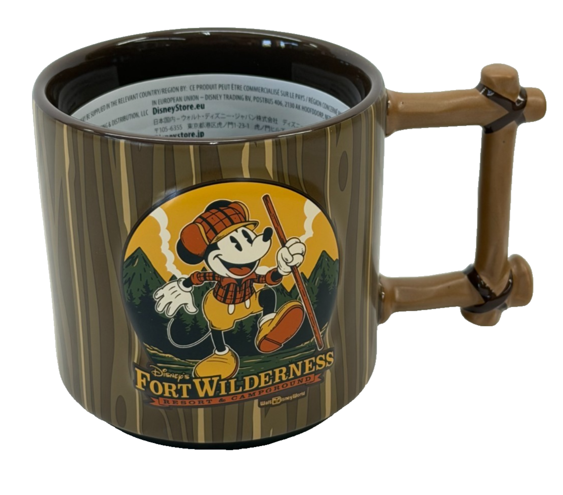 NEW DISNEY FORT WILDERNESS RESORT CAMPGROUND ONE HAPPY CAMPER MUG