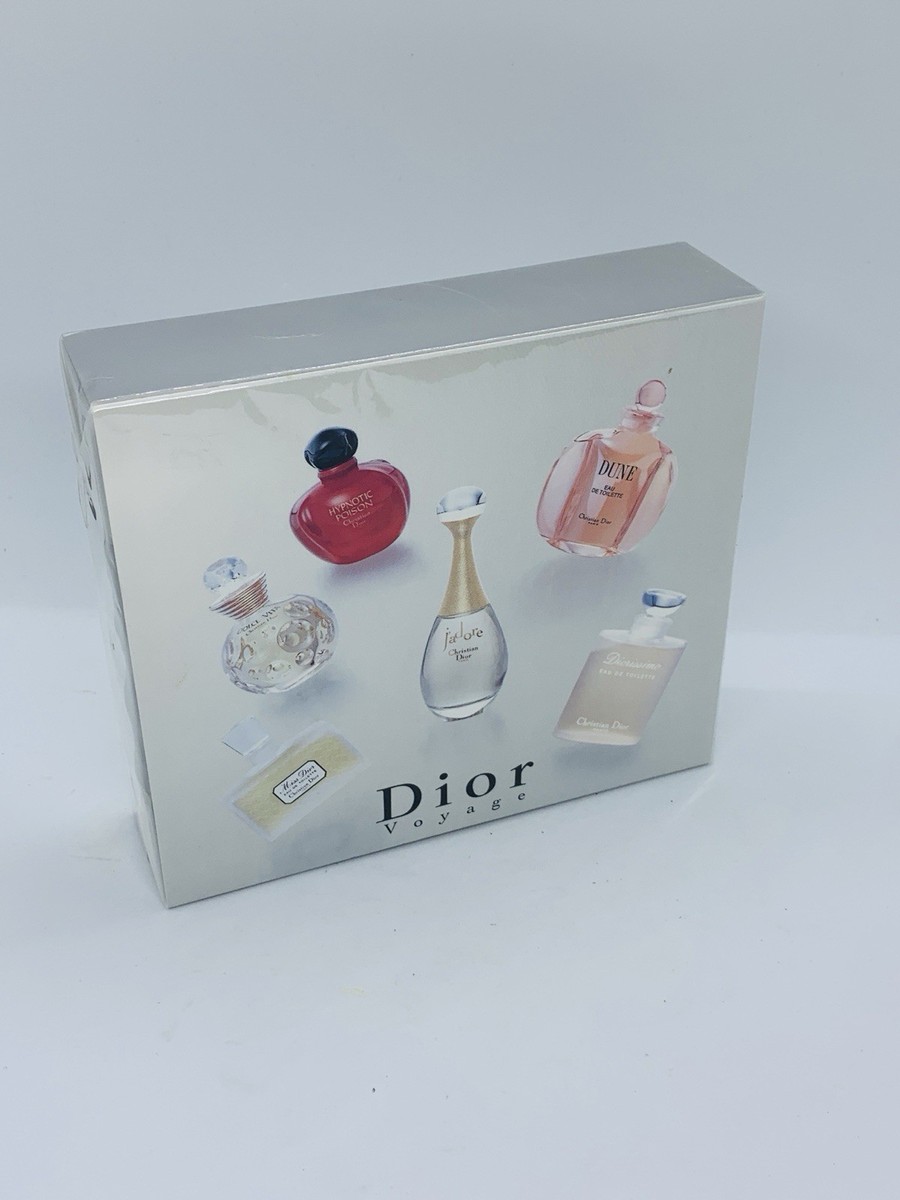 Christian Dior Voyage Set Miniatures Miss Dior, Jadore, Dune