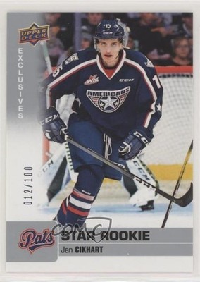 2019-20 Upper Deck CHL Star Rookie SP Exclusives 12/100 Jan Cikhart #338 z6b