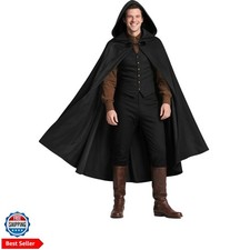 Medieval Hooded Cloak Halloween Renaissance Costume