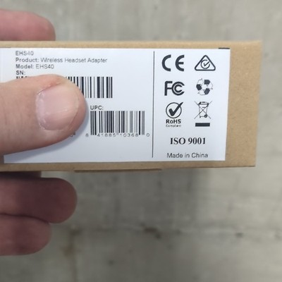Yealink EHS40 Wireless Headset Adapter, Audio Conferencing, EHS Series