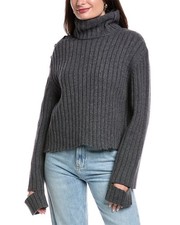 Helmut Lang Turtleneck Wool-Blend Sweater Women's