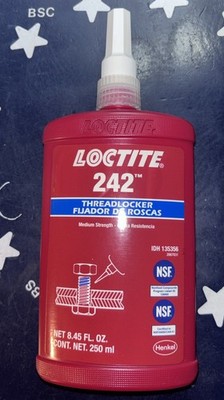 USA Loctite 242 250mL Medium Strength Thread Locker 24241 135356 2867831