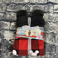 Disney Kid's 5T Mickey Mouse 100 Years Matching Family Hooded Blanket Sleeper