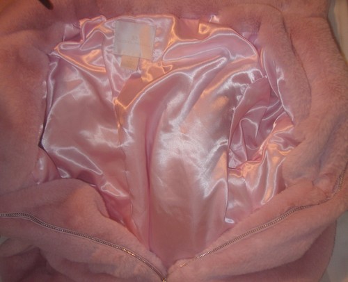 CHAQUETA RACHEL PARCELL PIEL SINTÉTICA ROSA TALLA PEQUEÑA EN MUY BUEN ESTADO - Imagen 4 de 4