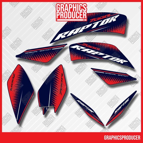 2021 YAMAHA RAPTOR 700R Graphics THIN HIGH Decals Sticker GLOSS Finish NEW - Bild 4 von 5
