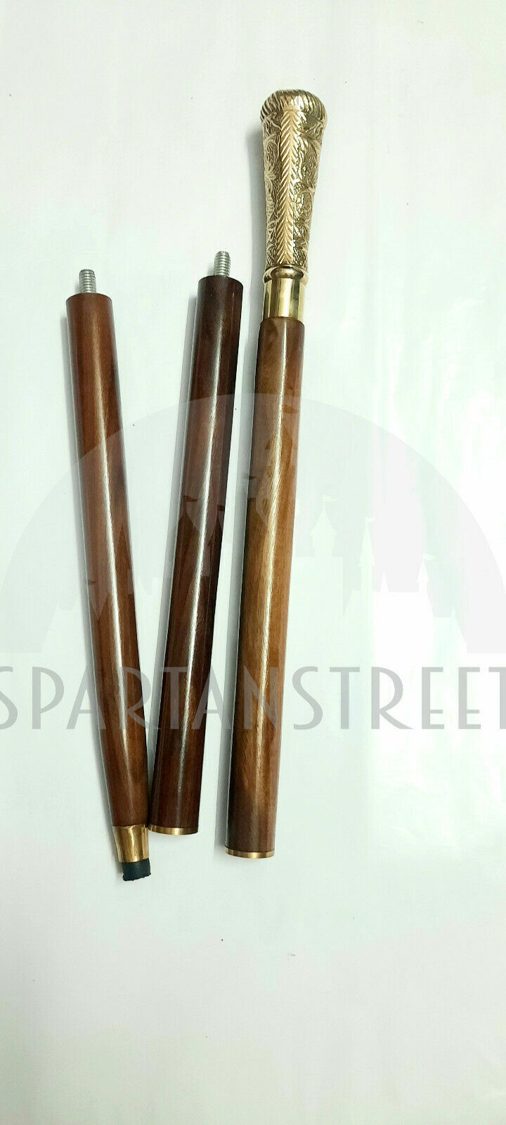 brass-round-knob-handle-walking-stick-wooden-shaft-el-gem
