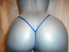 N/W/T Frederick's Of Hollywood Blue G String Panty M,L, XL.